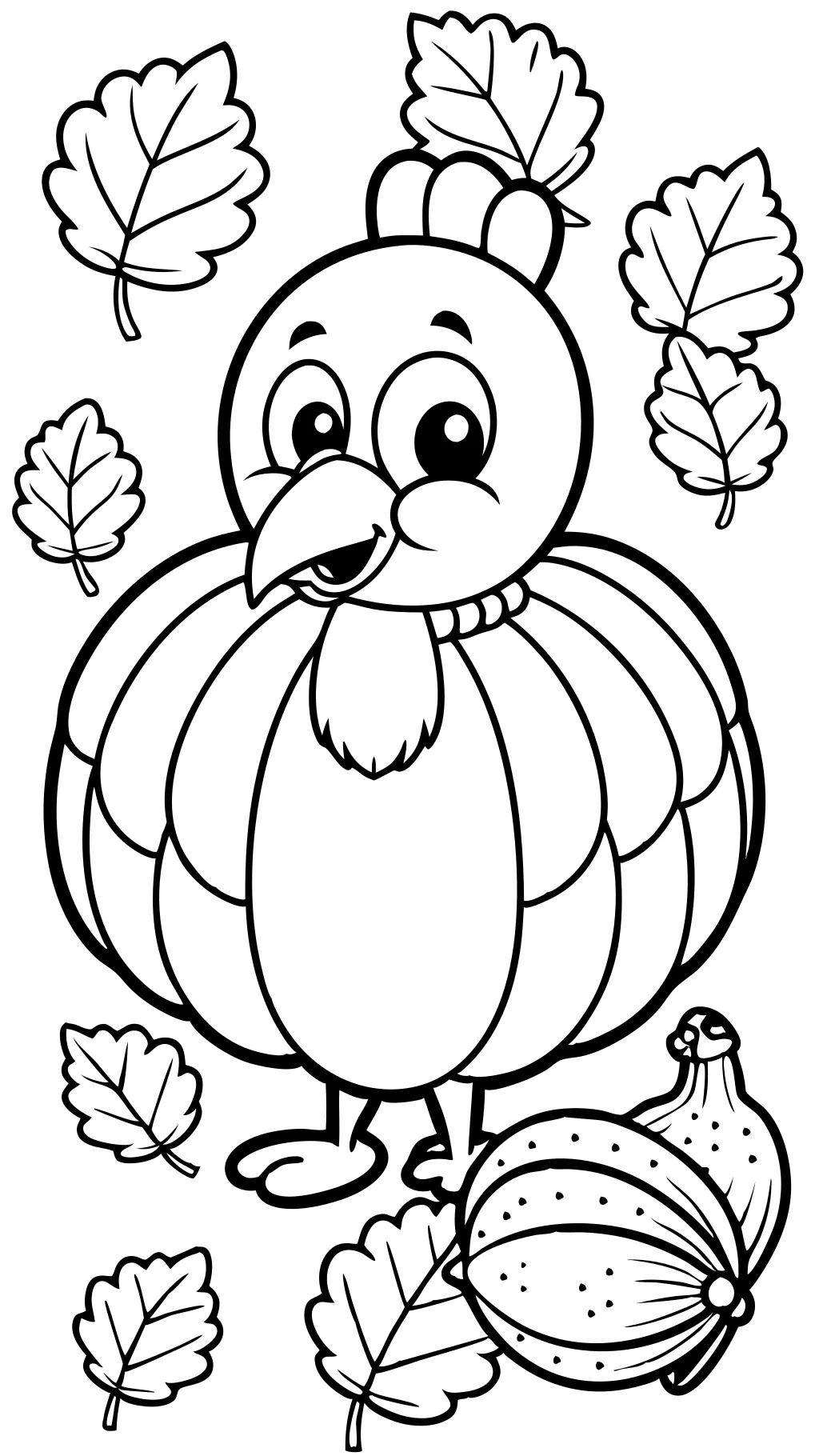 turkey coloring page free printable